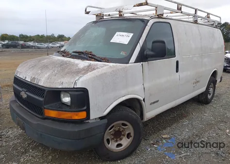 2005 Chevrolet Express z USA, uszkodzony, nr VIN 1GCGG25V951155867